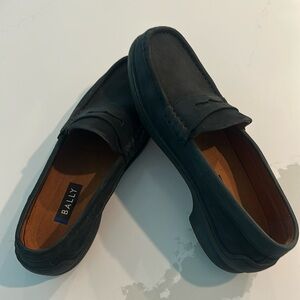 Bally, Mens Black loafers, Size 10, Made in Portugal